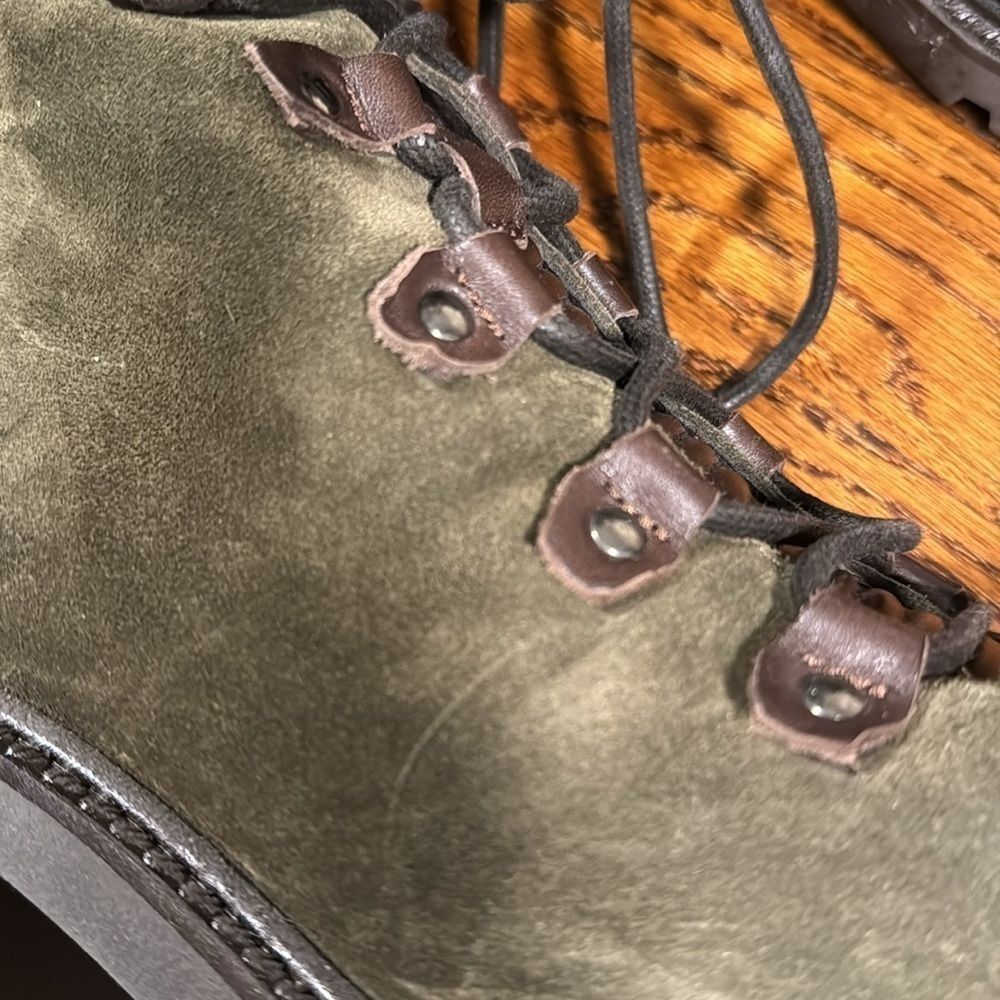 Aquatalia Women Dark Green Suede Leather Boots Shoes Size US 9 - Picture 5 of 6